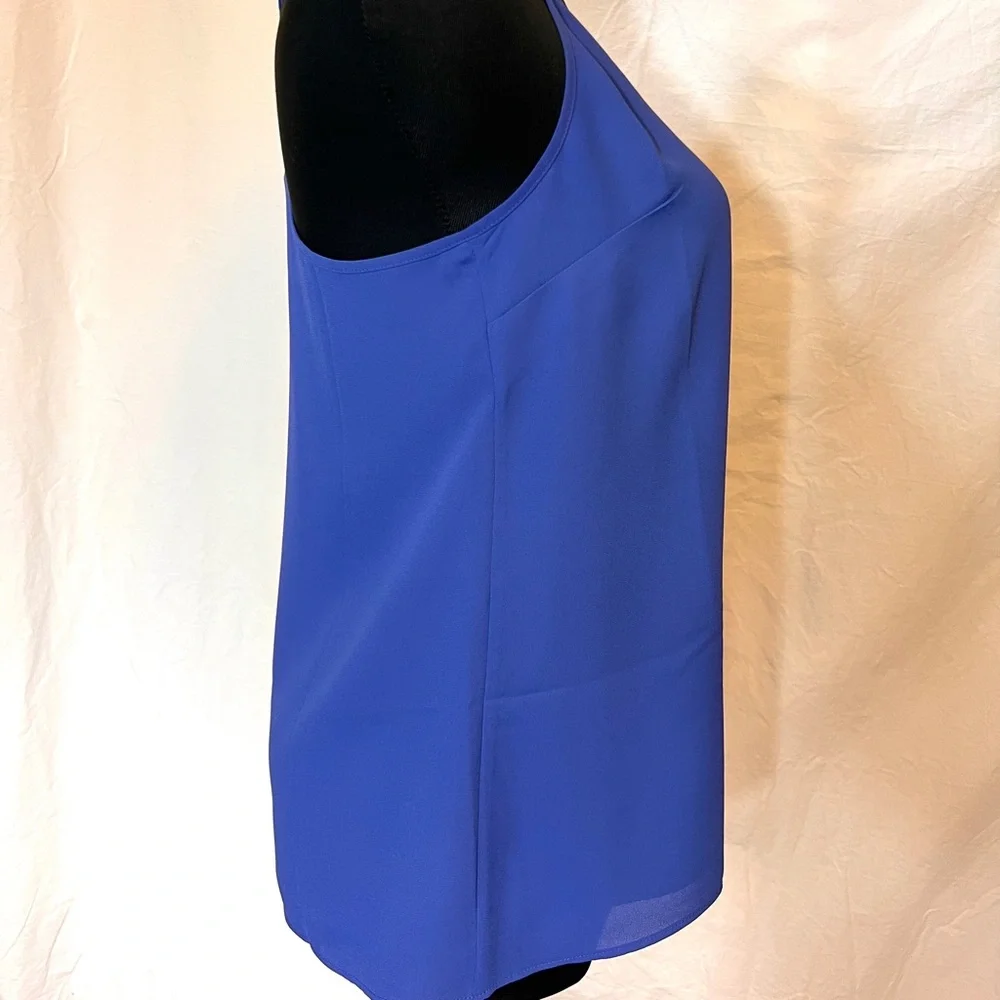 Lilly Pulitzer Dusk Cami Top | Solid Blue Crush | Size XS - Picture 3 of 4